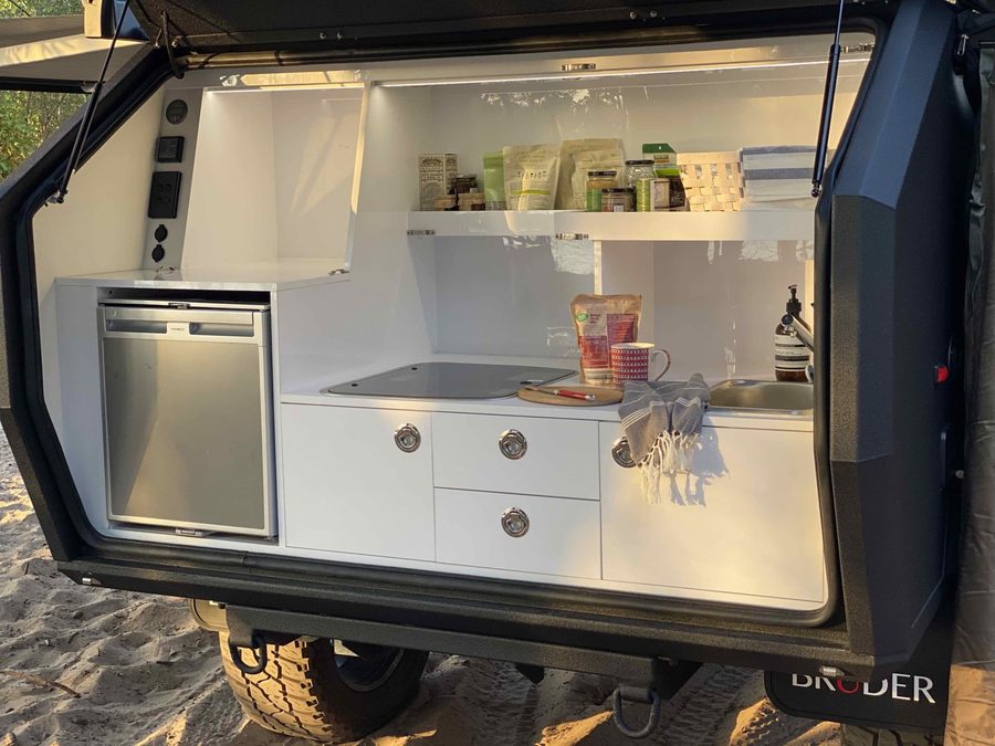 Caravan kitchen plumbing
